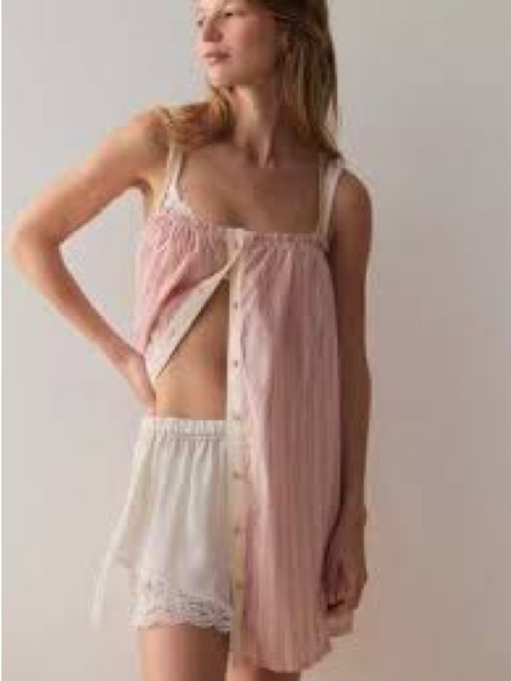 NWT Free People Intimately Tea Party Combo PJ Top/ Med